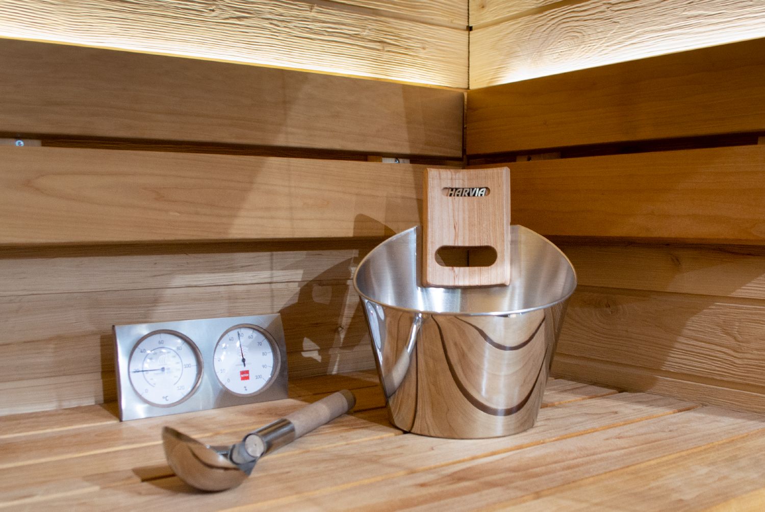 Harvia Steel Accessories Set Stainless Steel - Finnish Sauna Builders
