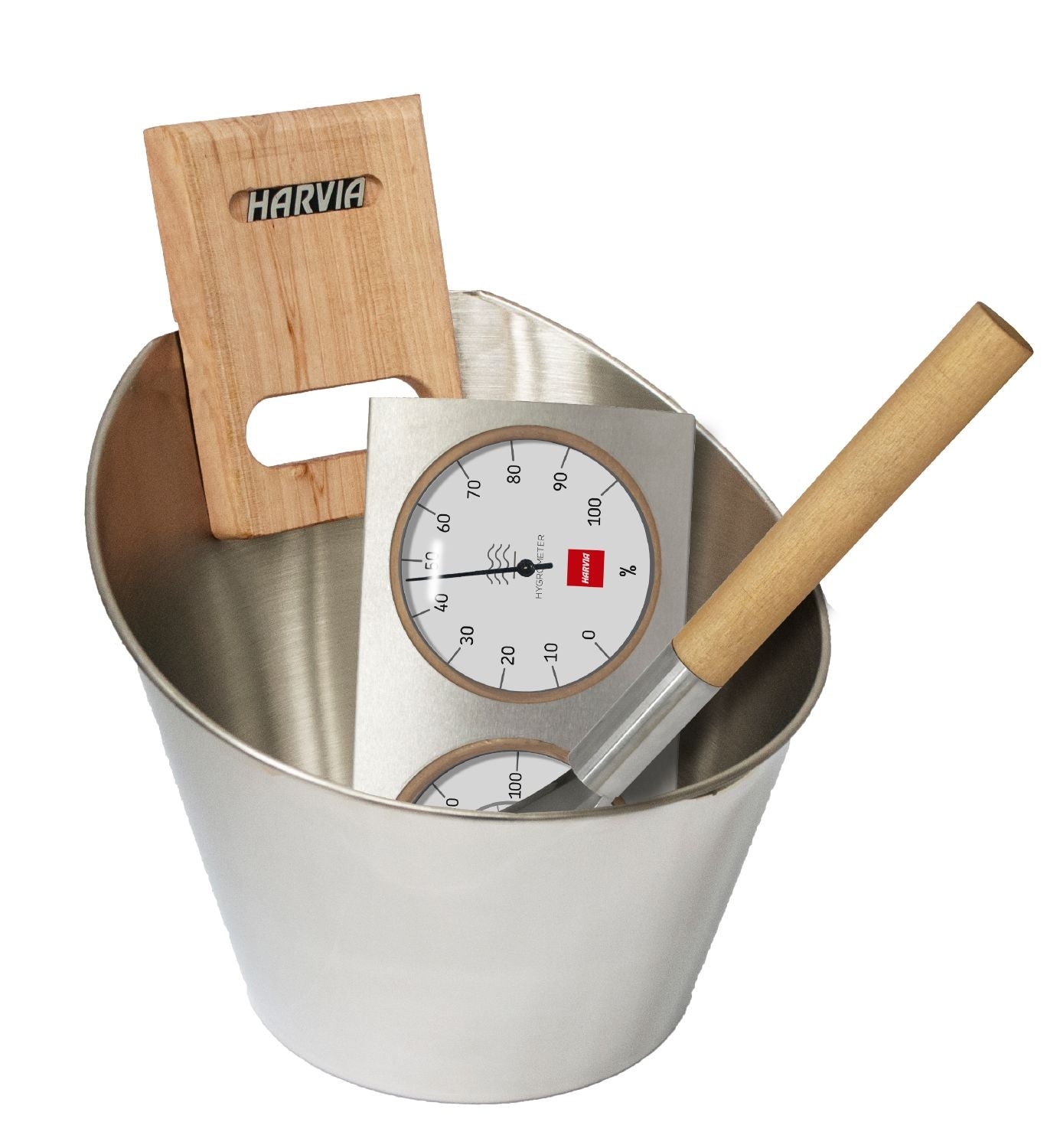 Harvia Steel Accessories Set Stainless Steel - Finnish Sauna Builders
