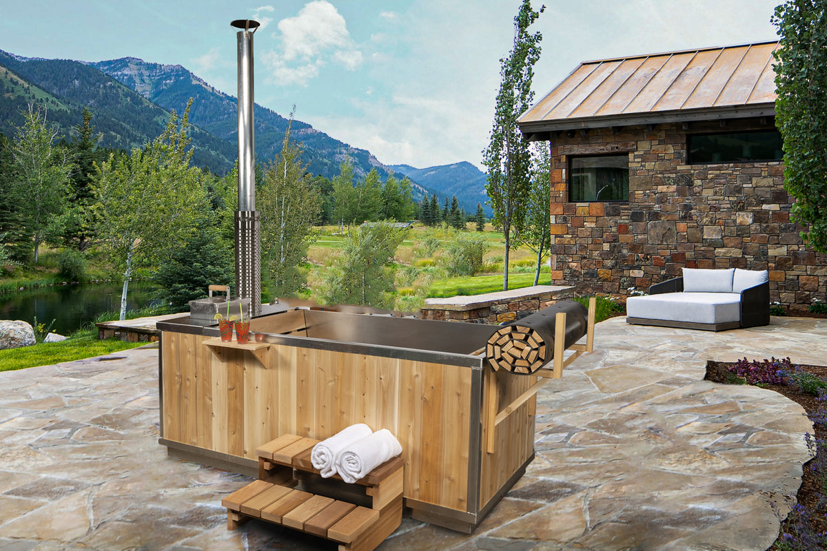CT Starlight Wood Burning Hot Tub