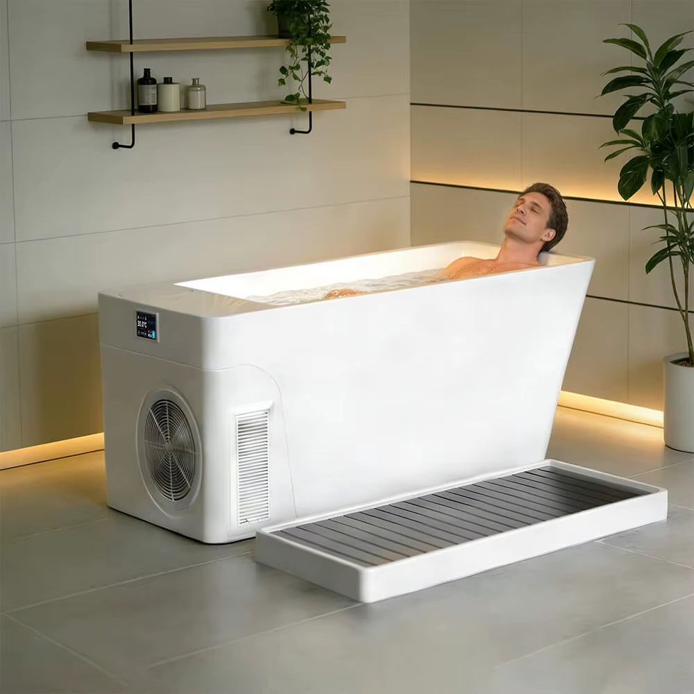 Gurgle Sports Recovery Therapy Ice Bath Tub Wifi APP Control Acrylic Cold Plunge All in Bathing Athlete Spa Bathtub