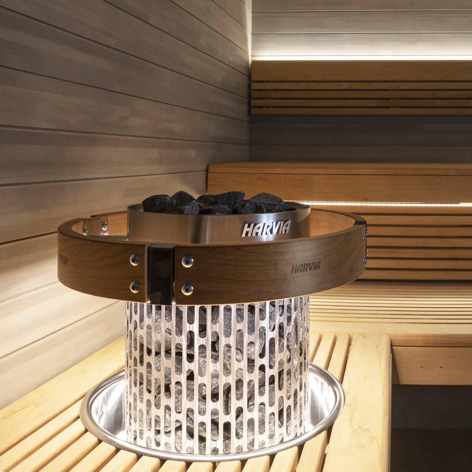 Harvia Cilindro Led Safety Railing For 6 & 8kw Sauna Heaters - Finnish Sauna Builders