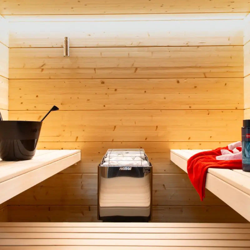 Harvia KIP45W Stainless Steel 4.5KW Sauna Heater - Finnish Sauna Builders