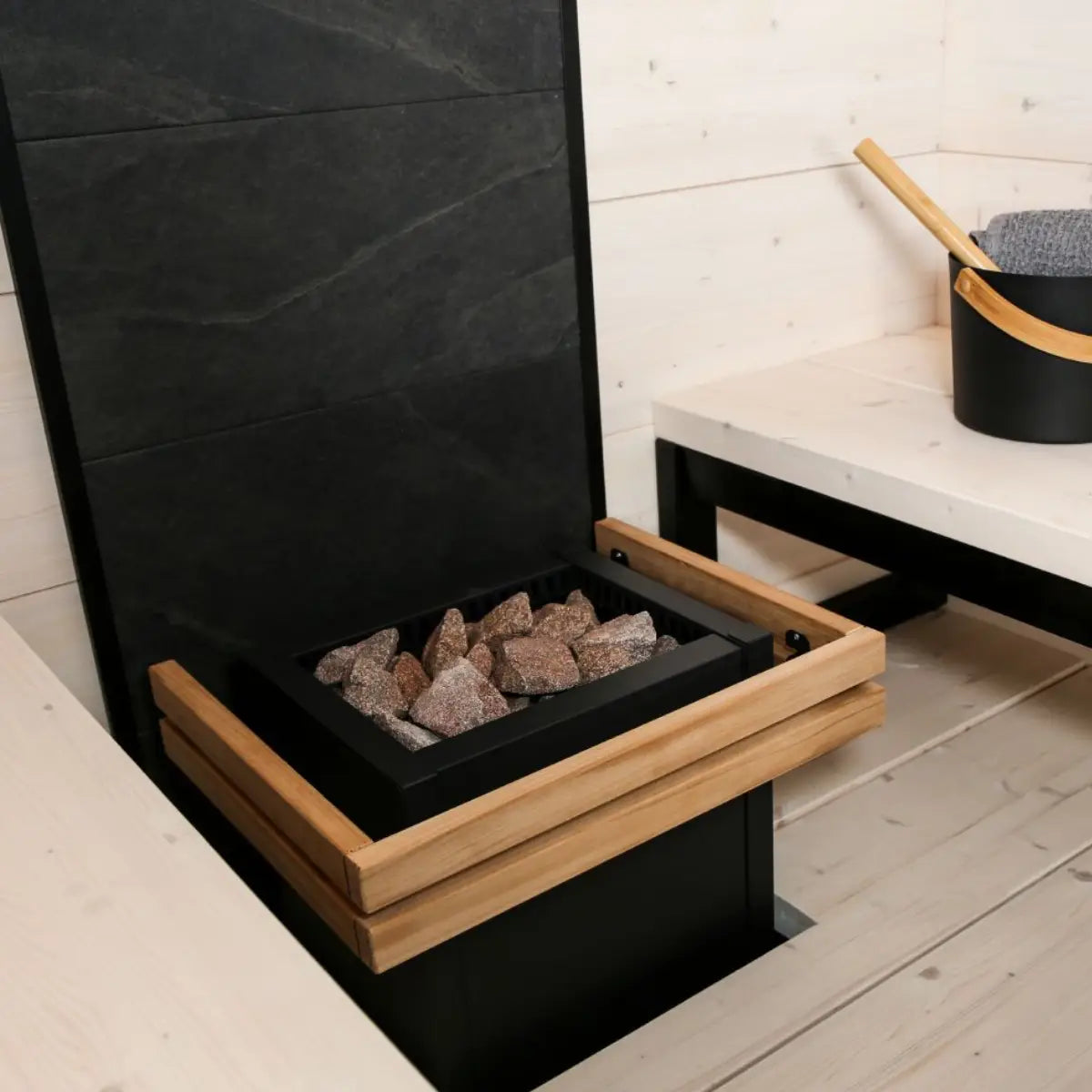 Harvia Virta 6KW Ultimate Sauna Heater with WiFi Digital Control, Sauna Stones and Heater Guard - Finnish Sauna Builders