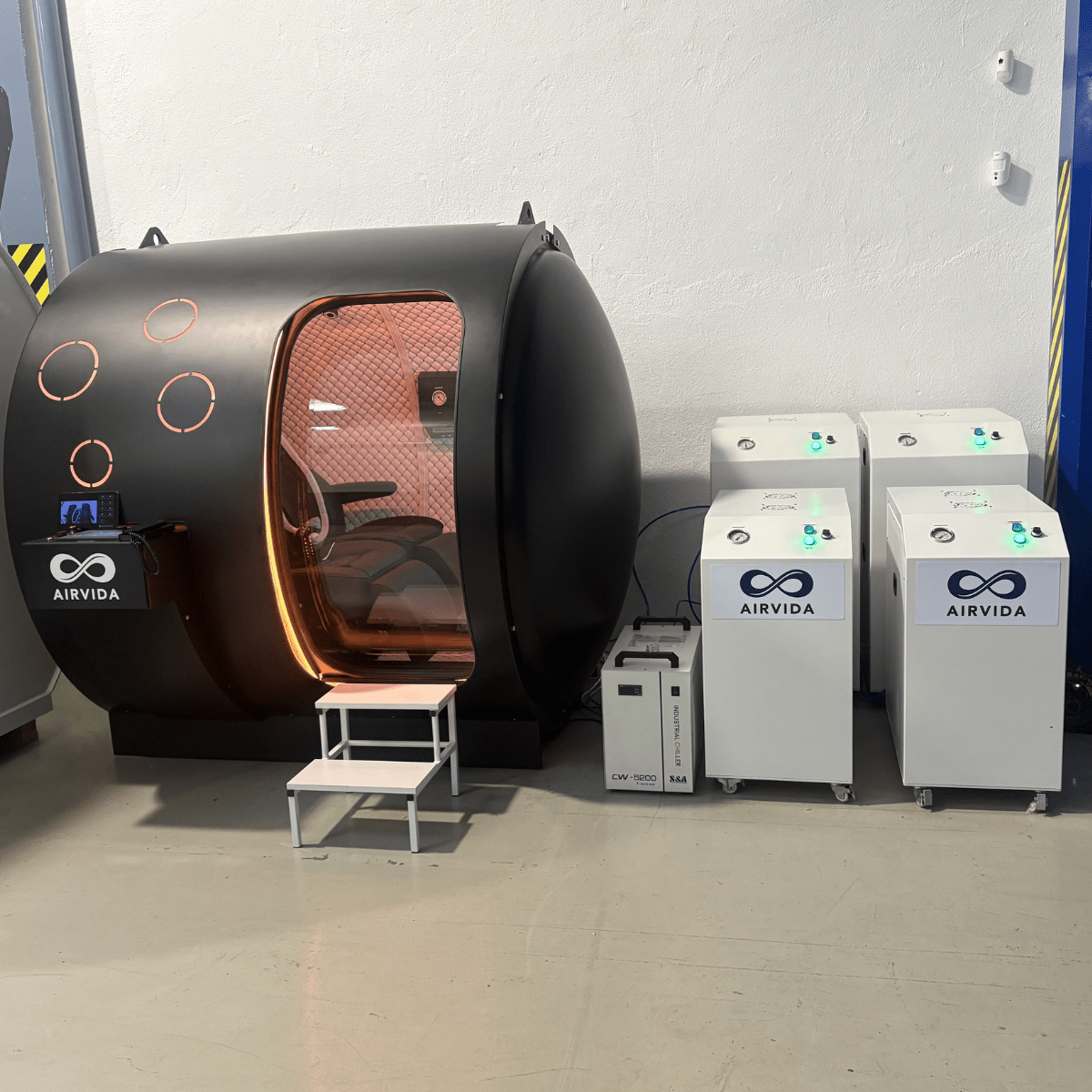 2.0 ATA Hardshell Multiplace Hyperbaric Chamber with BIBS Mask
