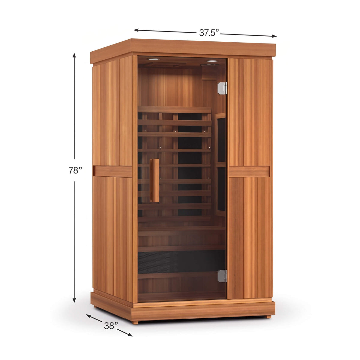 Finnmark FD-1 Full Spectrum 1-Person Home Infrared Sauna With Bluetooth Audio [FD-KN001] (SAK18374)